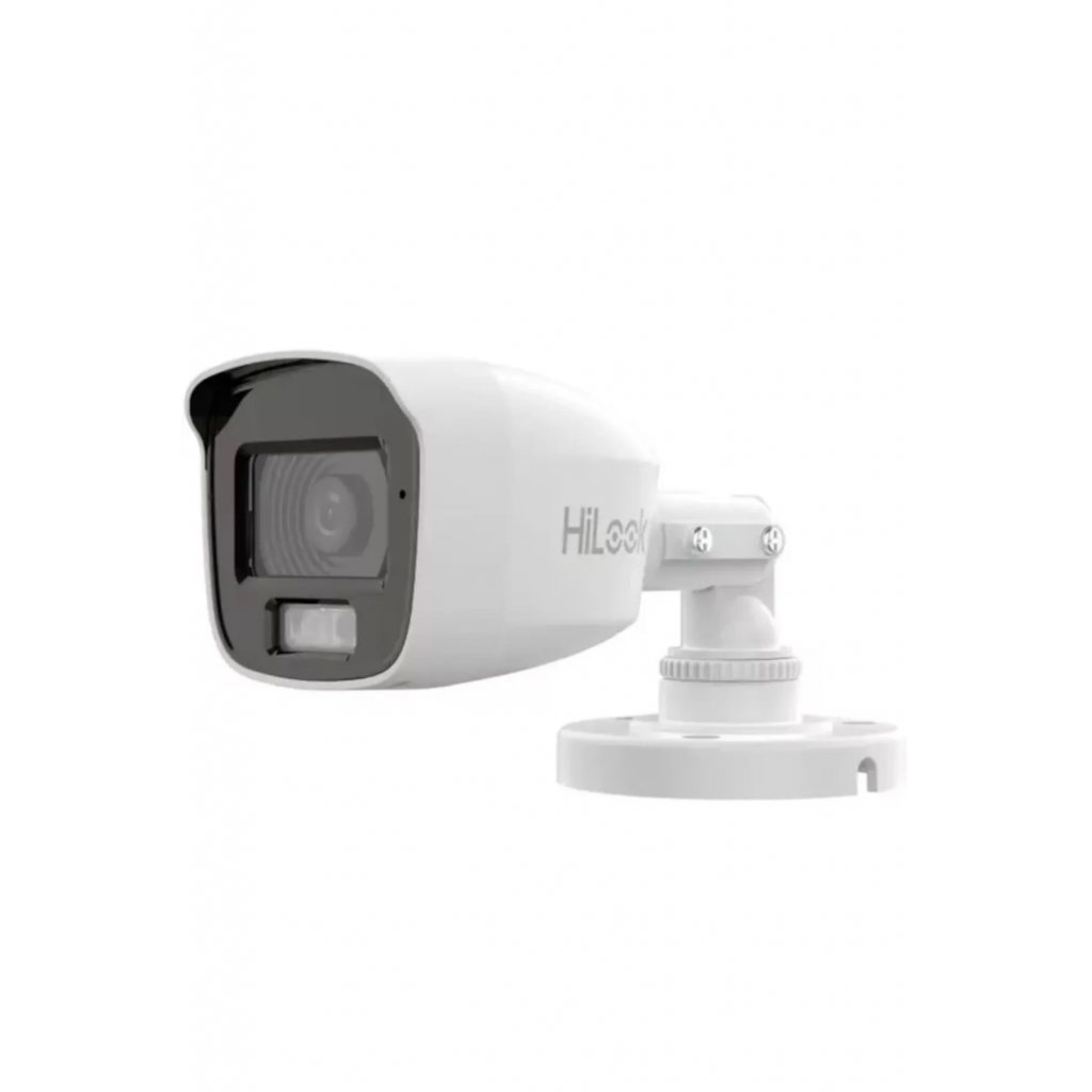 HILOOK THC-B127-LPS, 2Mpix, 2.8mm Lens, 20Mt Gece Görüşü, IP66, Dual Light, Dahili Mikrofon, Bullet Kamera - Hilook