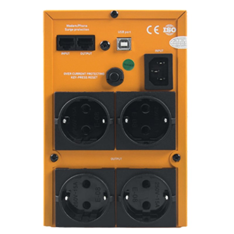MAKELSAN ROAR 2200VA 1F/1F (2X9AH) 5/10DK LINE INTERAKTIF UPS (1200W) - Makelsan - görsel 2