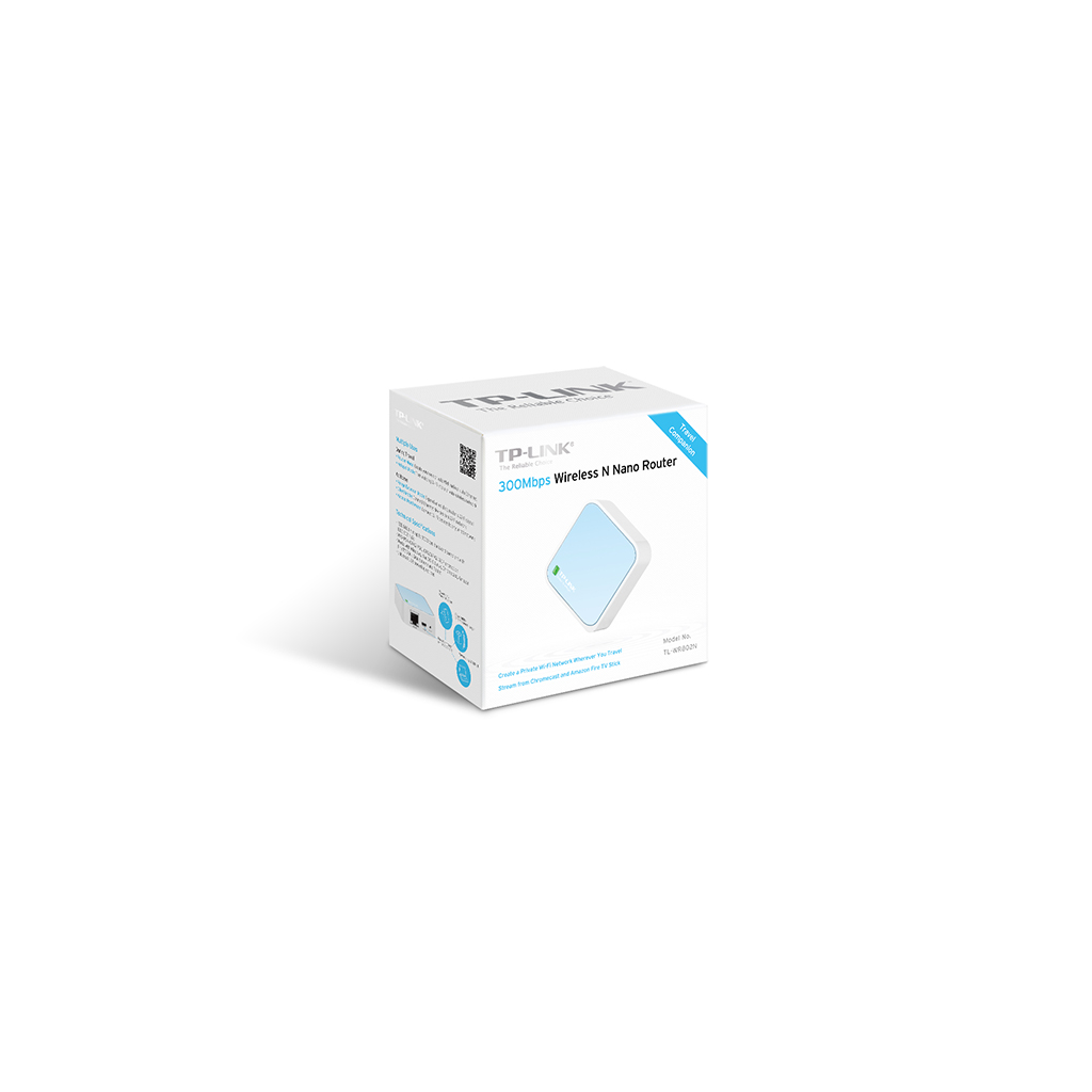TP-LINK TL-WR802N, 1Port, 300Mbps, 2.4Ghz WiFi, Taşınabilir, Megabit, Nano, Router, Access Point, Repeater - Tp-Link - görsel 4