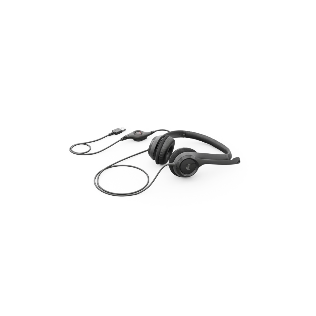 LOGITECH H390, 981-000406, USB, Çağrı Merkezi, Ofis, Toplantı, Konuşmacı Tipi, Microfonlu Kulaklık - Logitech - görsel 4