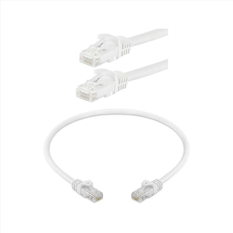ODS 02R45R45C6UJ1W0.2A CAT6 UTP LSZH BAKIR 0.20 Metre Beyaz Patch Cord - ODS