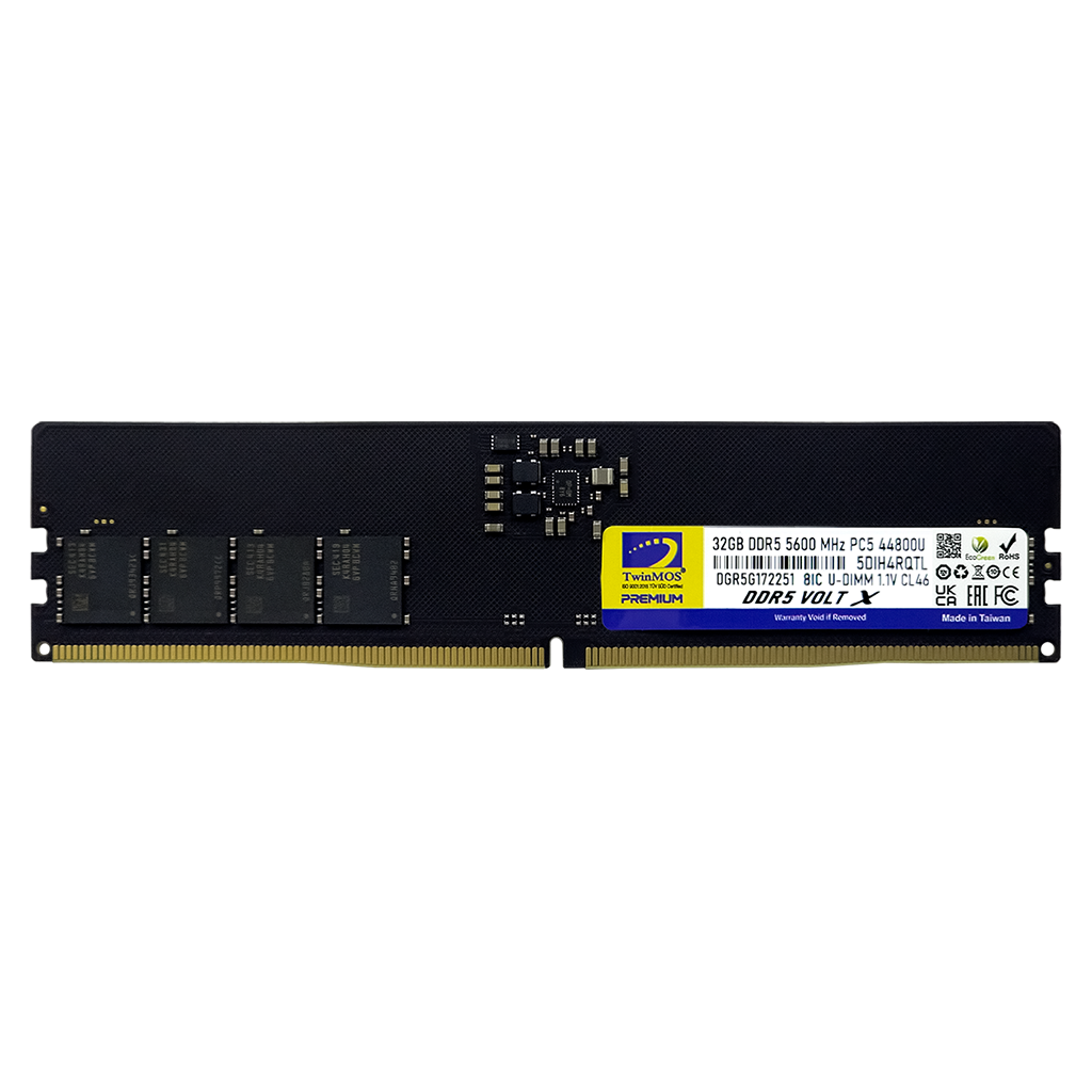TwinMOS TMD532GB5600U46WO, VoltX, 32GB, DDR5,  5600MHz, CL46, 1.1V Desktop Ram - TwinMOS