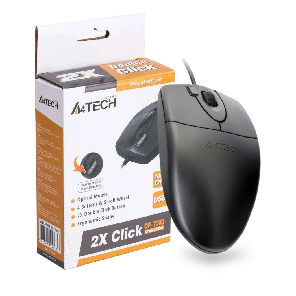 A4 TECH OP-620D USB Siyah Mouse - A4 TECH - görsel 6