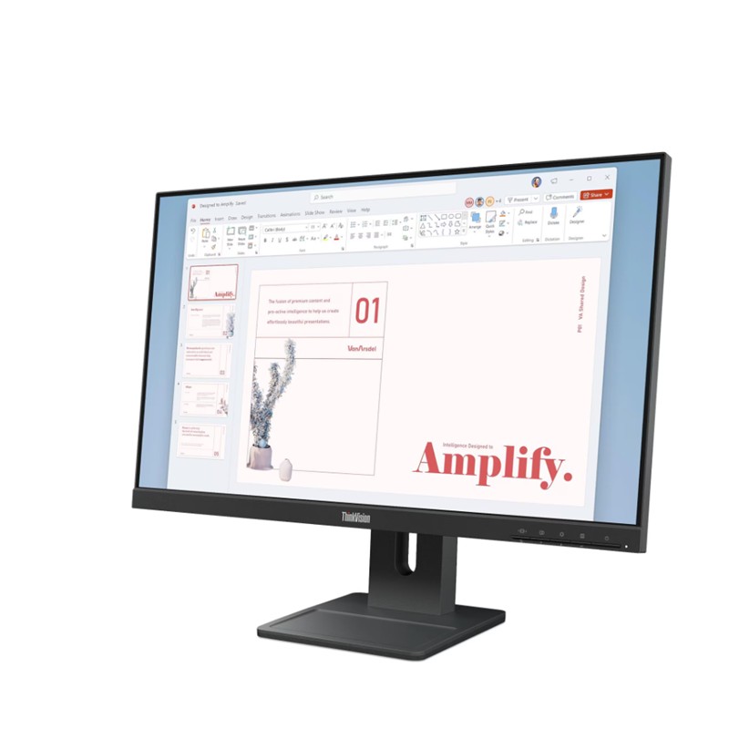 23.8 LENOVO E24-40 THINKVISION 64BAMAT1TK FHD 6MS 100HZ HDMI+DP+VGA WLED MONITOR - Lenovo - görsel 2