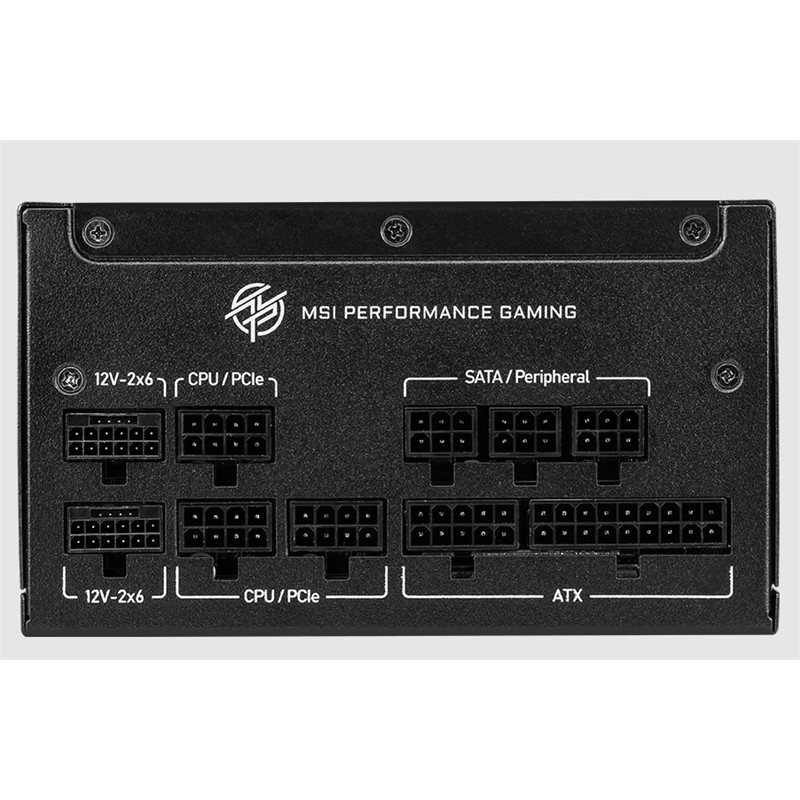 MSI PSU MPG A1250GS PCIE5 1250W 80+ GOLD ATX 3.1 PCIE 5.1 2X 12V-2X6 POWER SUPPLY - Msi - görsel 2