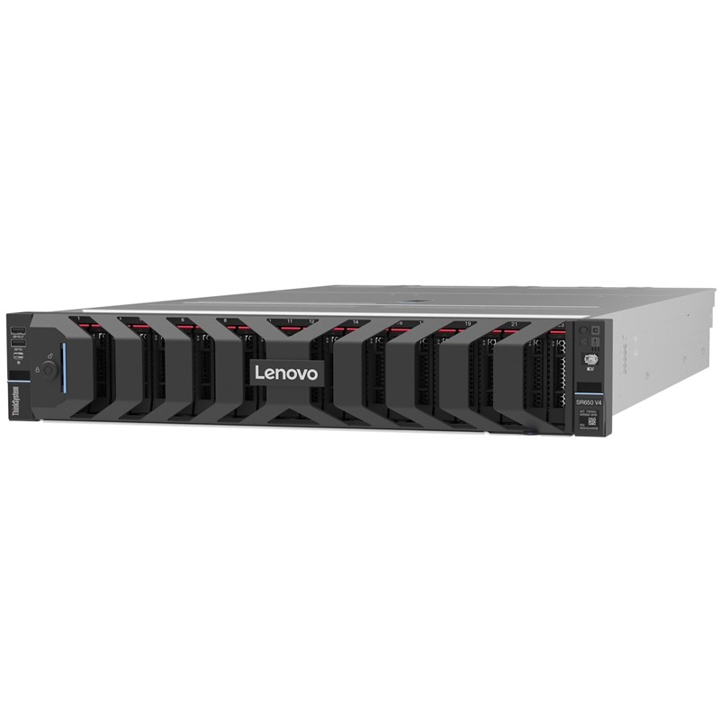 LENOVO THINKSYSTEM SR650 7DGDA00SEA V4 INTEL XEON GOLD 6526P 32GB 8X2.5" 1X1300W 3 YIL YERİNDE GARANTİ - Lenovo