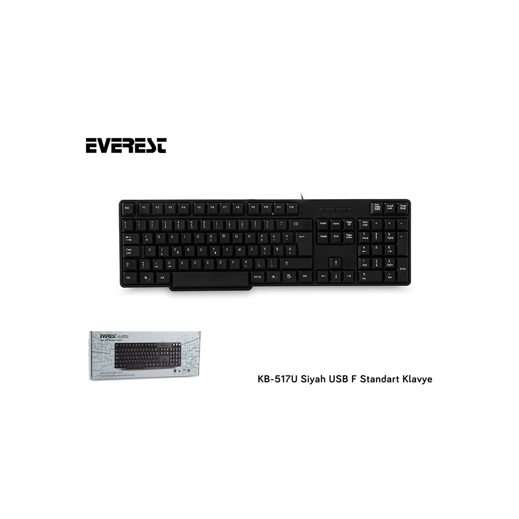 EVEREST KB-517U F Standart KLAVYE USB (S) - Everest - görsel 4