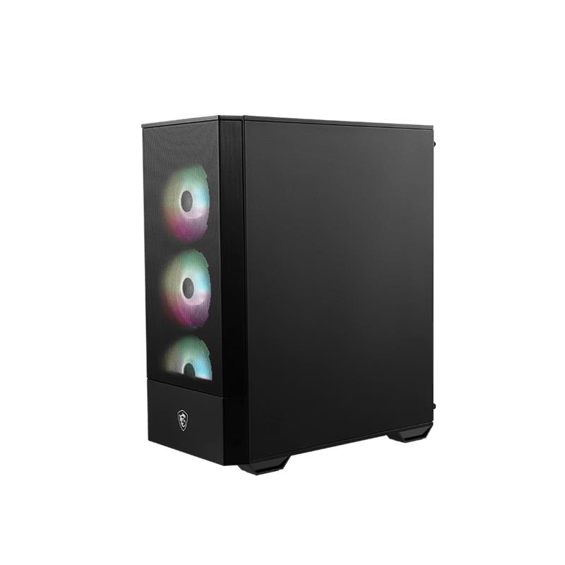 MSI MAG FORGE 112R TEMPERLI CAM 3X120MM 1X120MM ARGB FAN PSU YOK ATX GAMING KASA - Msi - görsel 2