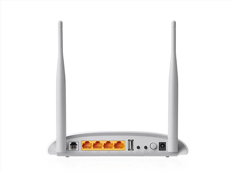 TP-LINK TD-W9970 300Mbps 4 Port Kablosuz ADSL2+/ VDSL2 Modem/ Router 2x5dBi Anten - TP-LINK - görsel 2