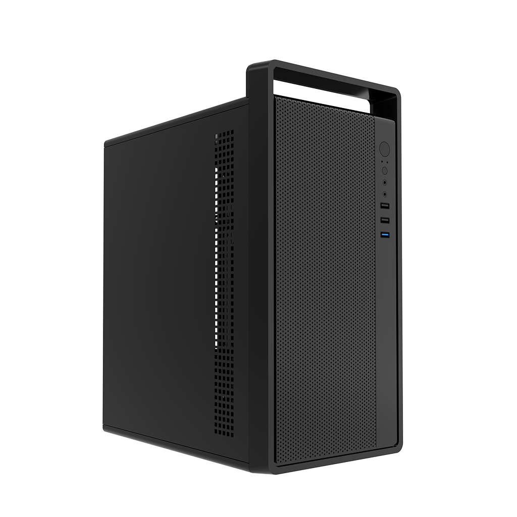 FRISBY FC-2745B, 1x120mm Fan, Siyah, 550W, USB 3.0, mATX, Mini Tower, Kulplu Kurumsal KASA - Frisby