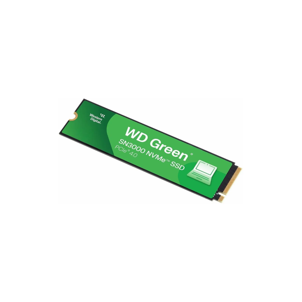 WD Green SN3000, WDS100T4G0E, 1TB, 5000/4200, Gen4, NVMe PCIe M.2 2280, SSD - Western Digital - görsel 3