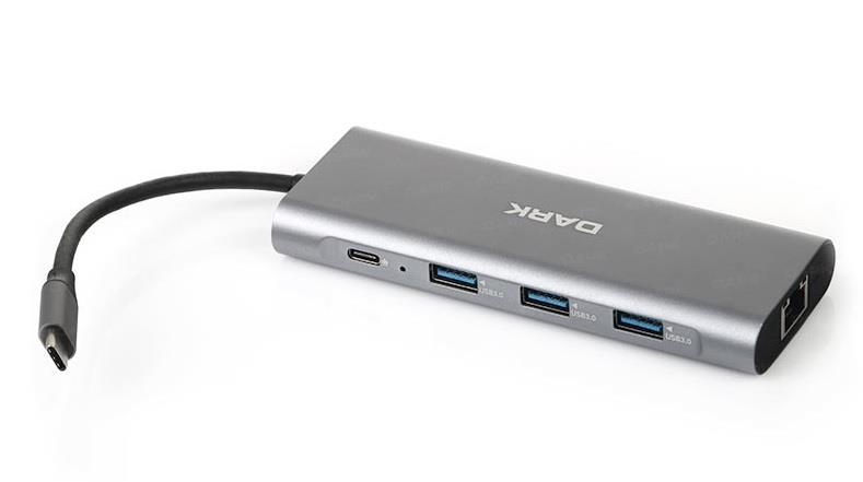 DARK DK-AC-U31X36 USB 3.1 Type-C - USB 3.0+ Ethernet/HDMI/TF SD Çoklayıcı - DARK