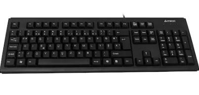 A4 TECH KM-720F F Türkçe USB Standart Siyah Klavye - A4 TECH