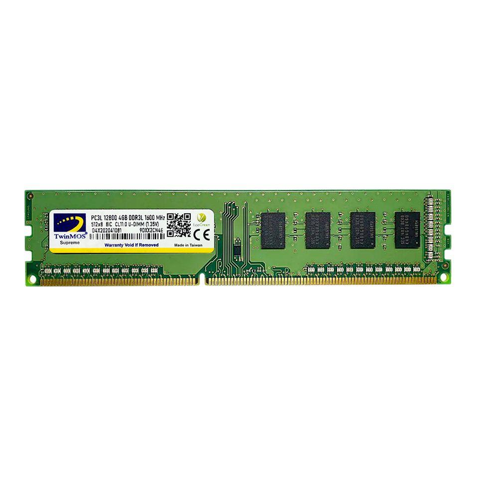 4 GB DDR3 1600MHz TWINMOS CL11 1.35 LOW VOLT. (MDD3L4GB1600D) - TWINMOS - görsel 2