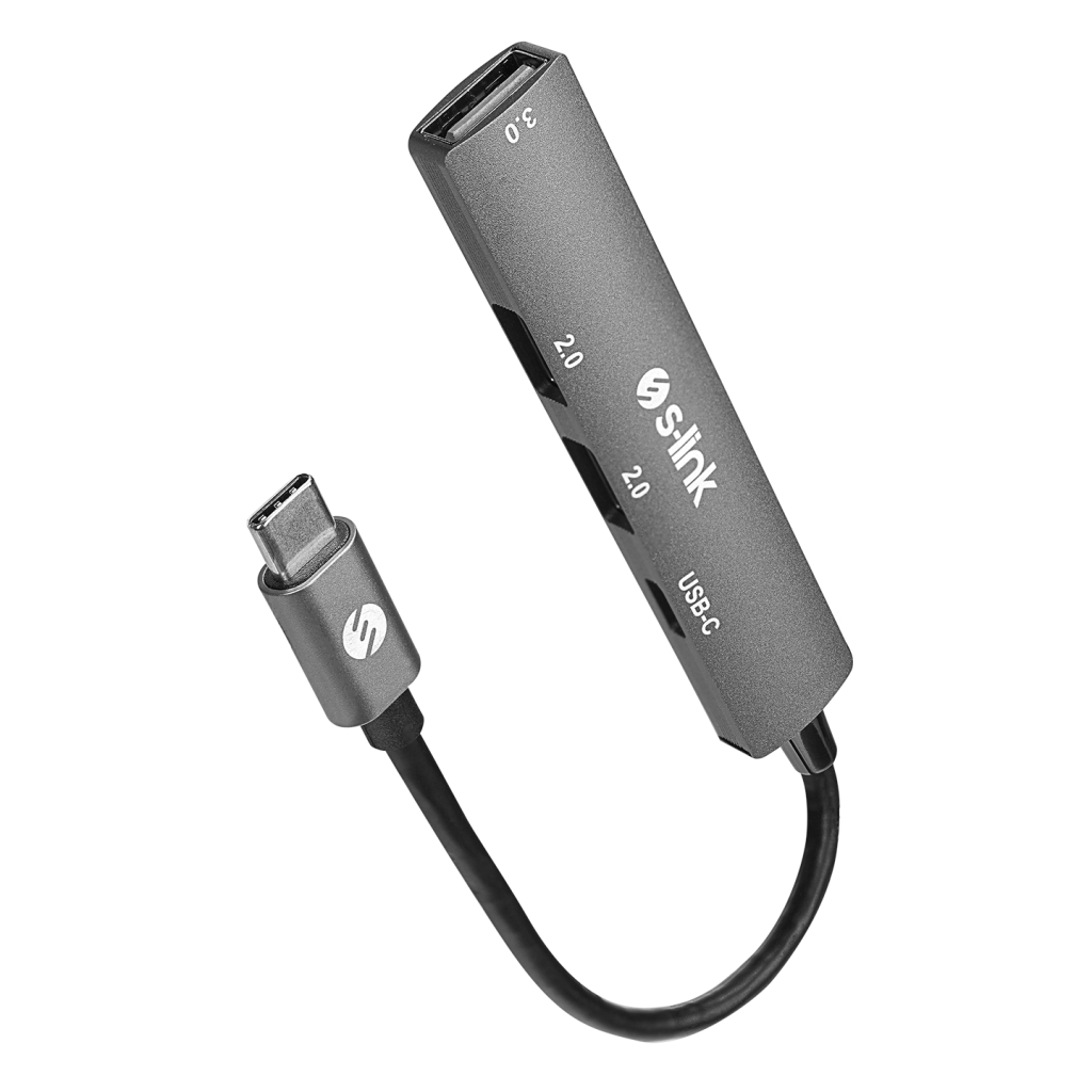S-LINK SWV-USBC023, Type-C to 2xUSB 2.0, 1xUSB 3.0, 1xType-C Metal, USB HUB - S-Link - görsel 2