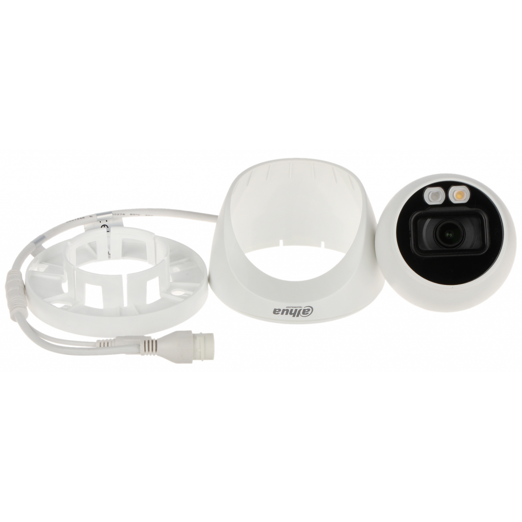 DAHUA  IPC-HDW2449T-S-IL, 4Mpix, Full Color, 2,8mm Lens, H265+, 30Mt Gece Görüşü, IP67, Dahili Mikrofon, PoE Dome IP Kamera - Dahua - görsel 2