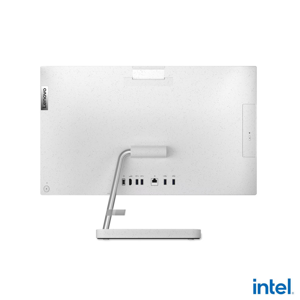 LENOVO F0GH01JCTR, IdeaCentre AIO 3 24IAP7 i5-12450H 23,8" FHD Ekran, 16Gb DDR4 Ram, 512Gb SSD, Paylaşımlı Ekran Kartı, Free Dos, All In One PC (Beyaz) - Lenovo - görsel 3