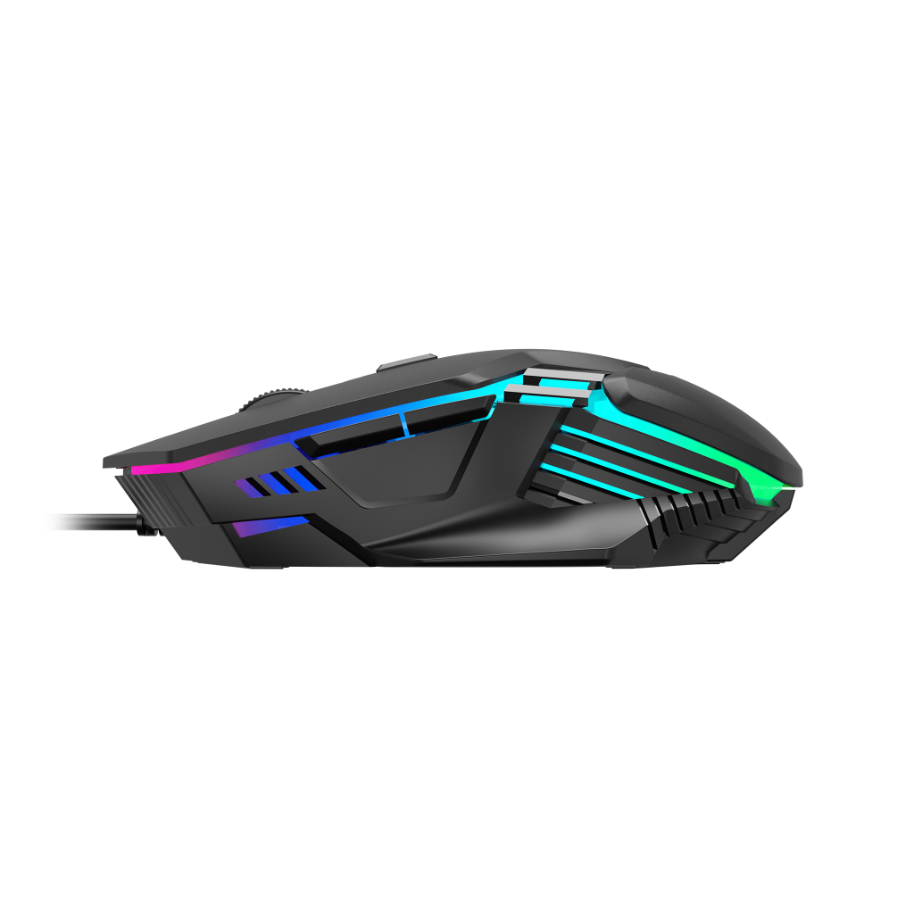 GAMDIAS AURA GS4, Çok Renkli Aydınlatma,  USB Kablolu, 6 Programlanabilir Buton, Gaming Mouse, 3.600 DPI, Siyah - Gamdias - görsel 3