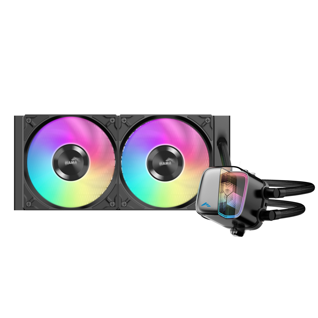 SAMA L70-240BK, Black, 240mm, 2x120mm ARGB Fan, CPU Sıvı Soğutma - Sama