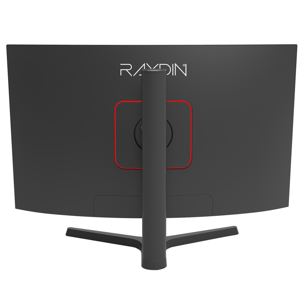 RAYDIN EG27RFA-300HZ, 27", 1ms, 300Hz, Full HD, 350 nits, 2xHDMI, DP, Hoparlör, VA LED, R1500 Curved, Yükseklik Ayarlı Ayak, Frameless, FreeSync Gaming Monitör - RAYDIN - görsel 2