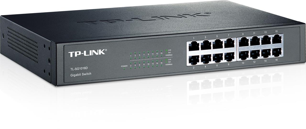 TP-LINK TL-SG1024D, 24 Port, GigaBit, Yönetilemez, Metal Kasa, Rackmount Switch - Tp-Link - görsel 2