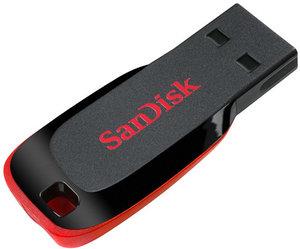 128 GB SANDISK SDCZ50-128G-B35 CRUZER BLADE BLACK USB 2.0 USB BELLEK - Sandisk