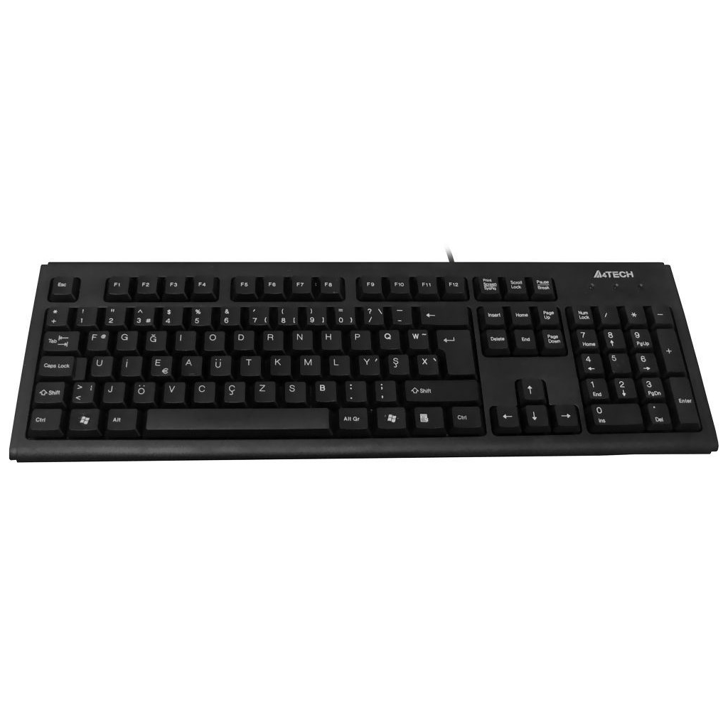 A4 TECH KM-720F F Türkçe USB Standart Siyah Klavye - A4 TECH - görsel 3