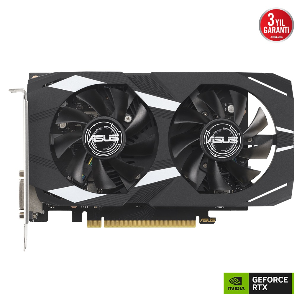 ASUS DUAL-RTX3050-O6G 6GB Geforce RTX3050 GDDR6 96bit HDMI DVI/DP 16x Ekran Kartı - ASUS - görsel 3