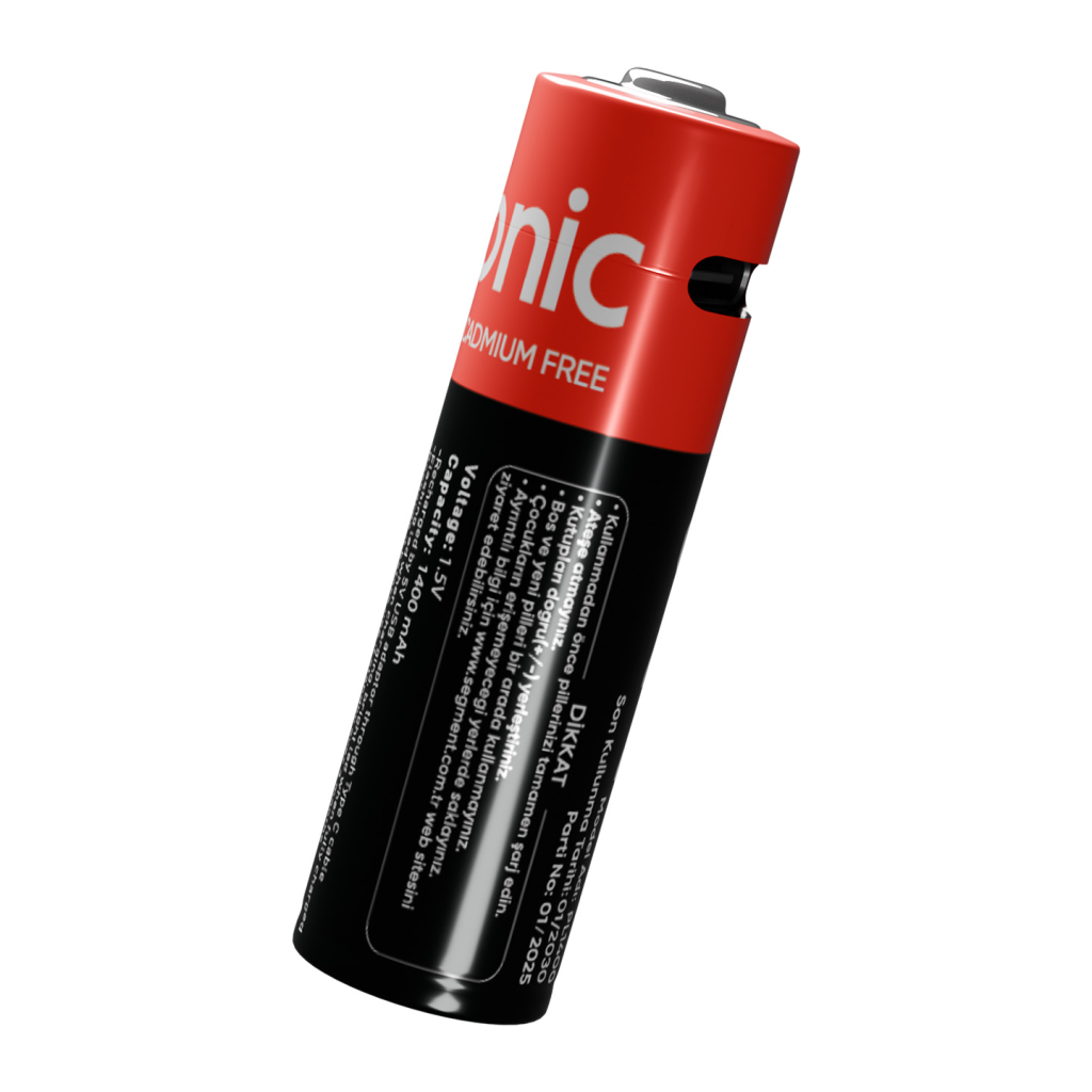 ASONIC PL1400, AA, Şarjlı Pil, 1.5Volt, 1400mAh/2600mwh, Type-C ile Kolay Şarj,  2 li Paket (USB To Type-C Kablo Hediye) - Asonic - görsel 3