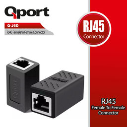 QPORT Q-J6D CAT6 RJ45 DISI DISI BIRLESTIRICI APARAT - QPORT
