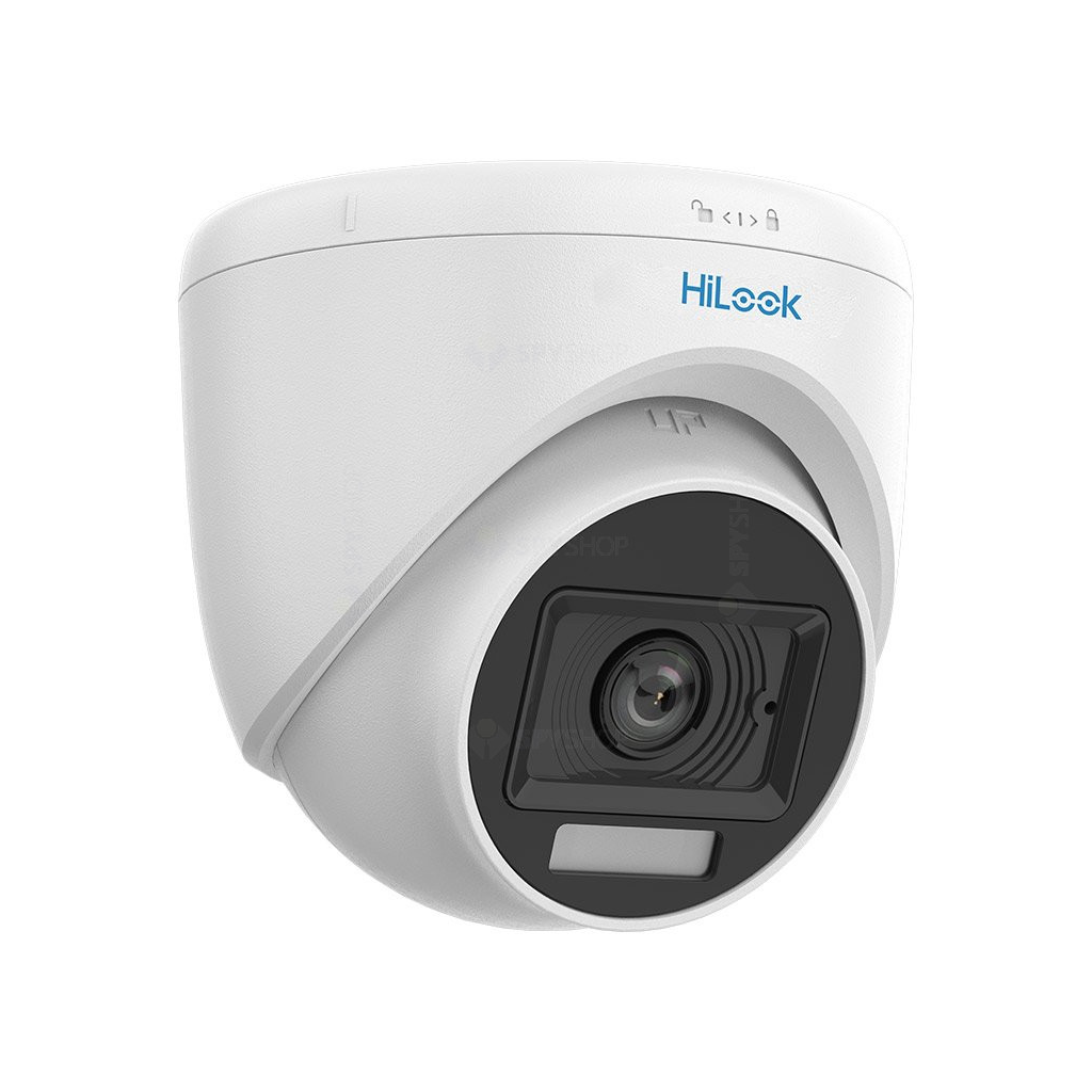 HILOOK THC-T129-LPS, 2Mpix, 2.8mm Lens, 20Mt Gece Görüşü, Color Vu, Dahili Mikrofon, Dome Kamera - Hilook