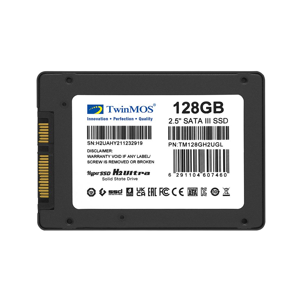 TWINMOS TM128GH2UGL H2 ULTRA 2.5" 128GB (580/550MB/s) SATA (3D NAND) SSD Disk (Gri) - TWINMOS - görsel 5
