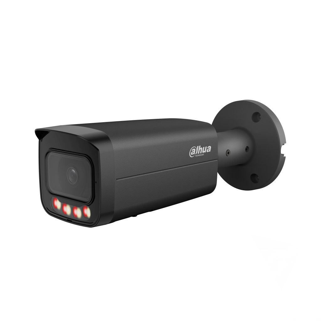 DAHUA IPC-HFW21249T-AS-IL-Black  12Mpix, 3,6mm Lens,SD Kart, Smart Dual Light, H265+, 30Mt Gece Görüşü, IP67, Dahili Mikrofon, PoE Bullet IP Kamera (Siyah) - Dahua