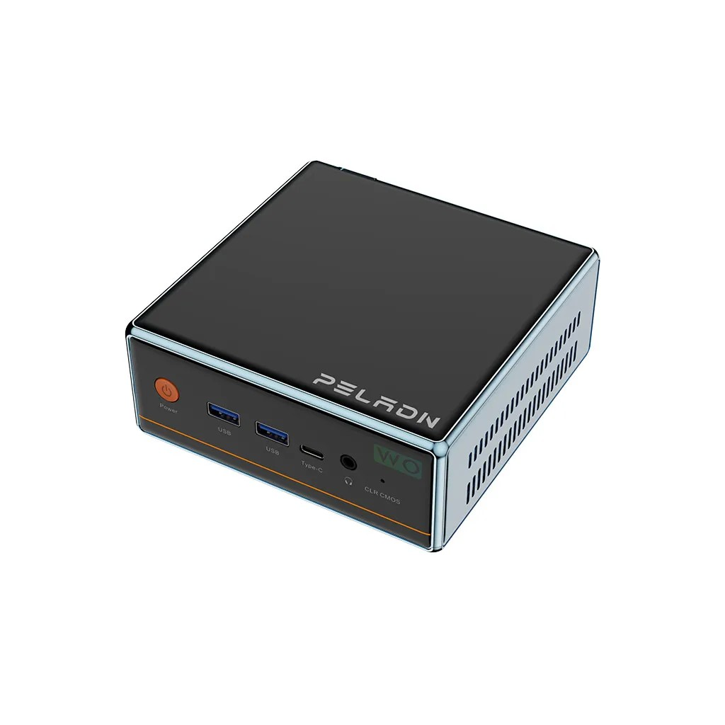 PELADN WO4 Serisi, AMD Ryzen 7 5700U, 16Gb Ram, 512Gb SSD, 1xHDMI, 1xDP,  4xUSB, 1xType-C, 2xLAN, Paylaşımlı Ekran Kartı, Wi-Fi6, Bluetooth 5.2, Windows 11 Pro, MFF MiniPC - Peladn - görsel 3