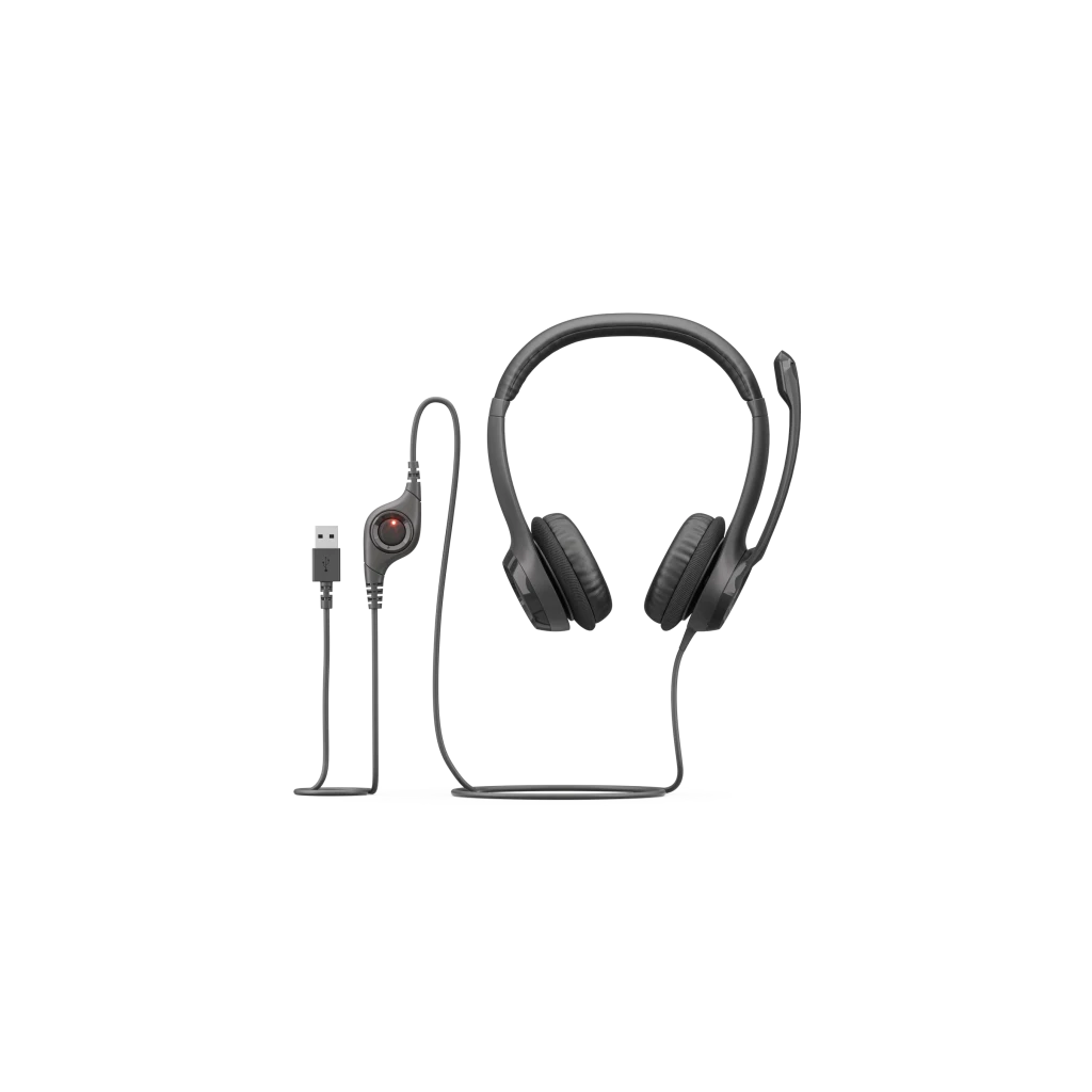LOGITECH H390, 981-000406, USB, Çağrı Merkezi, Ofis, Toplantı, Konuşmacı Tipi, Microfonlu Kulaklık - Logitech - görsel 5