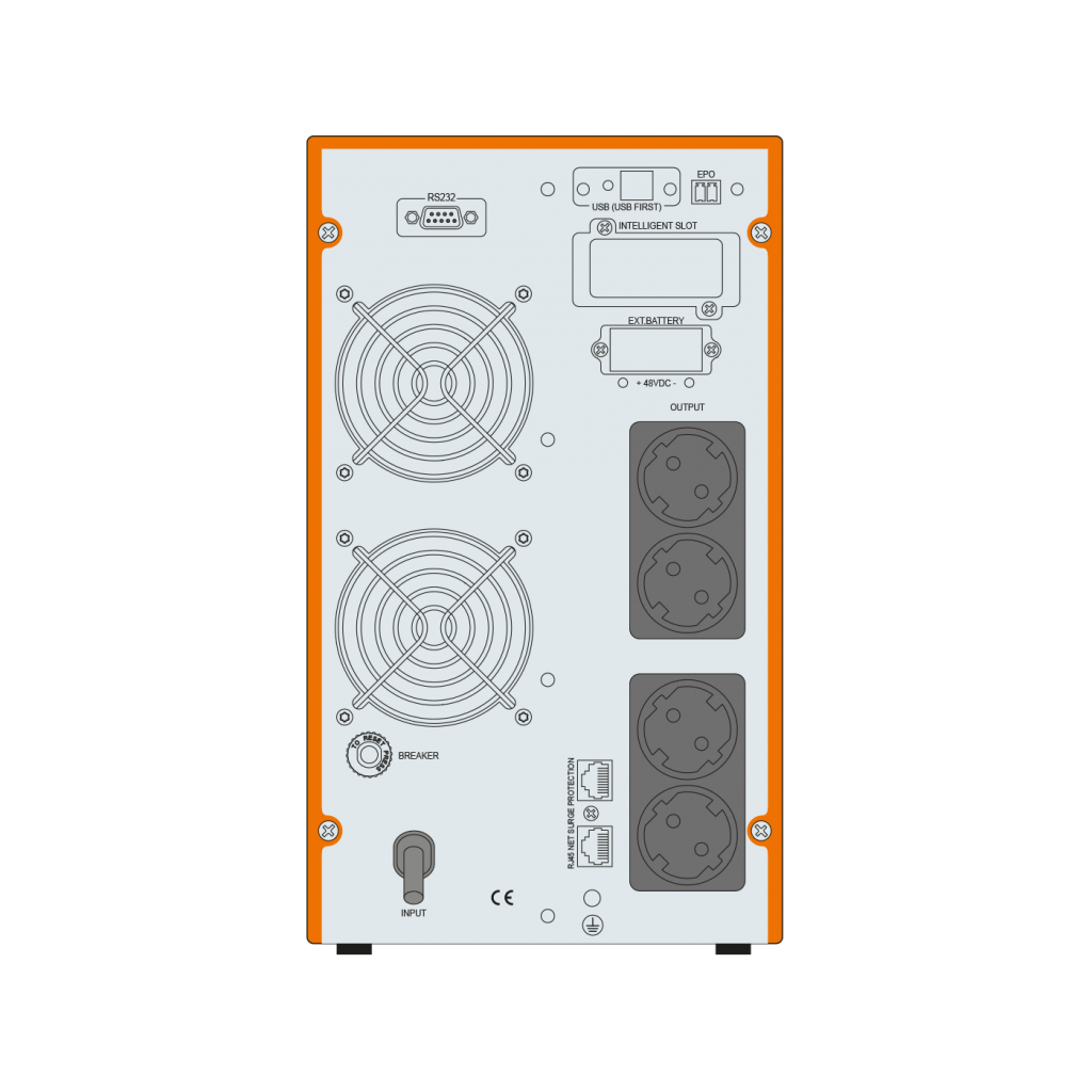 MAKELSAN Powerpack SE 3 KVA Online UPS(6x9A Akü) - Makelsan - görsel 2
