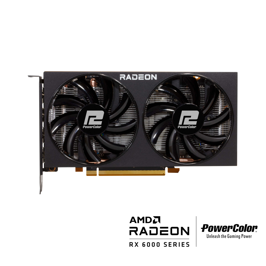 PowerColor AXRX-6600-8GBD6-3DH, Fighter, AMD Radeon RX 6600, 8Gb, GDDR6,128Bit, 1xHDMI, 3xDP, GAMING Ekran Kartı - Powercolor - görsel 2