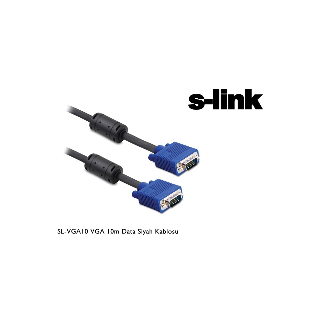 S-LINK SL-VGA10 10 Mt Monitör Kablosu VGA 15E/15E - S-LINK - görsel 2