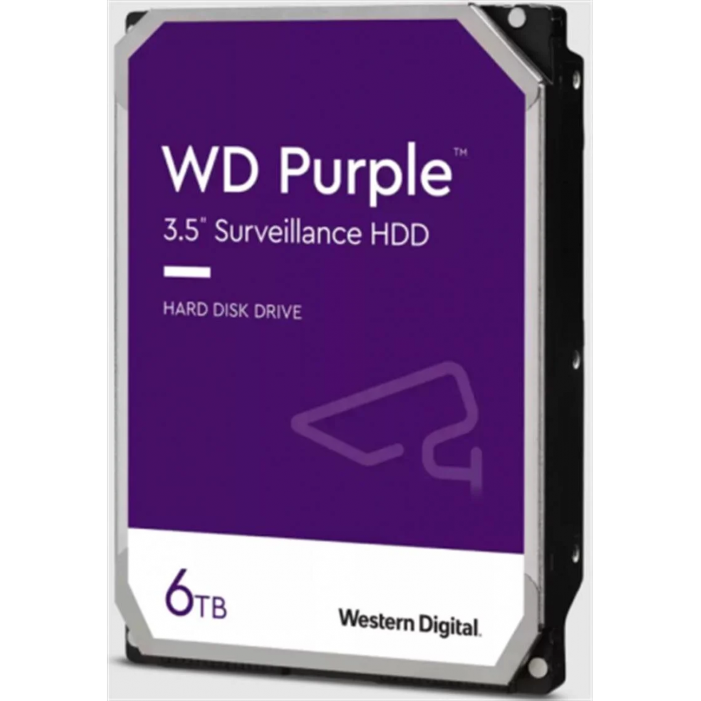 WD PURPLE, WD64PURZ, 3.5", 6TB, 256Mb, 5400 Rpm, 7/24 Güvenlik, HDD (Türkiye Distribütörü Garantili) - Western Digital - görsel 2