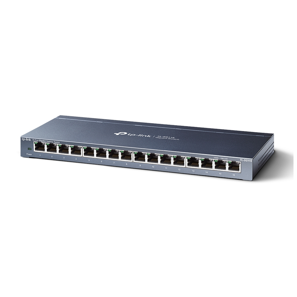 TP-LINK TL-SG116 16 Port Gbit Desktop Yönetilemez Çelik Kasa Switch - TP-LINK - görsel 4