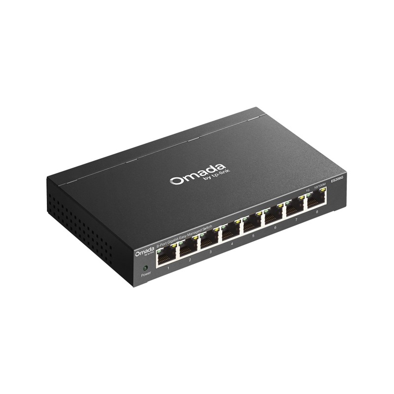 TP-LINK OMADA ES208G 8 PORT GIGABIT YONETİLEBİLİR METAL KASA SWITCH - Tp-Link - görsel 3