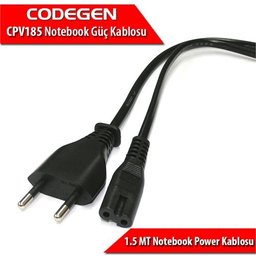 CODEGEN 1.5M IKI UCLU NOTEBOOK POWER KABLOSU (CVP185) - CODEGEN