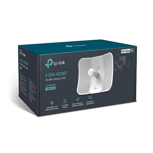 TP-LINK CPE710 1 Port 10/100/1000Mbps AC 867Mbps 23dBi Dış Ortam Access Point - TP-LINK