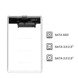 CODEGEN CODMAX CDG-HDC-30T 2.5" USB 3.0 Şeffaf Sata 3 Harici HDD Kutusu - CODEGEN CODMAX - görsel 2