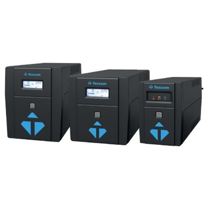 TESCOM LEOAP 2000VA 1F/1F (2X9AH) 4/8DK LCD LINE INTERAKTIF UPS - Tescom