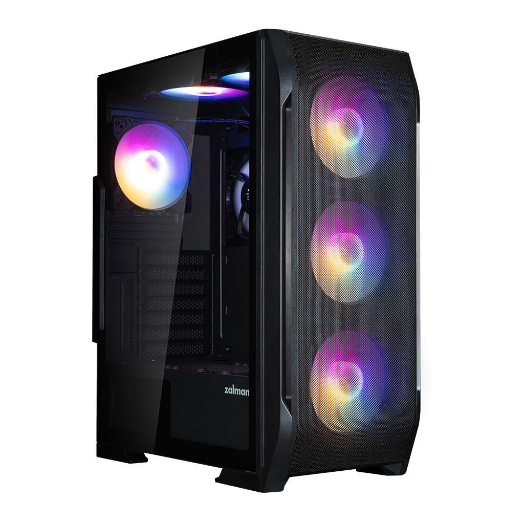 ZALMAN N7 Plus V2, 700W 80+, Mesh Panel, Tempered Glass, 6x120mm RGB Fan, ATX GAMING KASA - Zalman