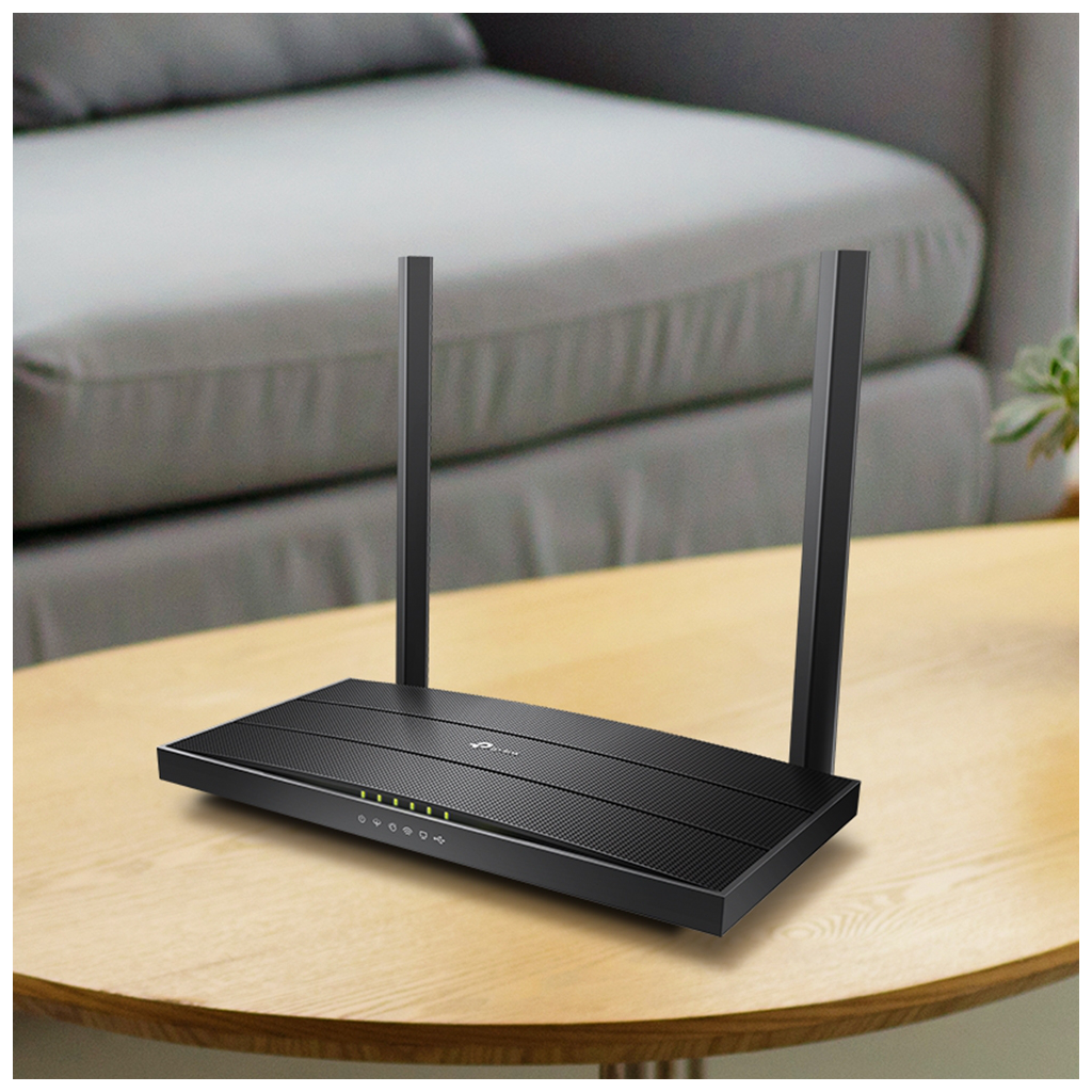 TP-LINK ARCHER VR400 V3, AC1200, 4 Port, Dual Band Wifi, 1200Mbps, 2×Anten, 3G-4G USB Desteği, VDSL2, ADSL2+ MODEM - Tp-Link - görsel 4