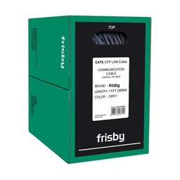 FRISBY FNW-CAT622 CAT6 305M UTP KABLO GRI - FRISBY