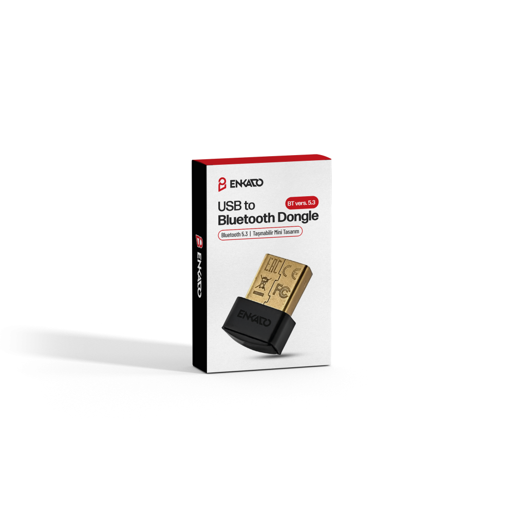 ENKADO EKD-UB100, Bluetooth V5.3, USB Adaptör, Kompakt ve Taşınabilir Tasarım. - Enkado - görsel 2