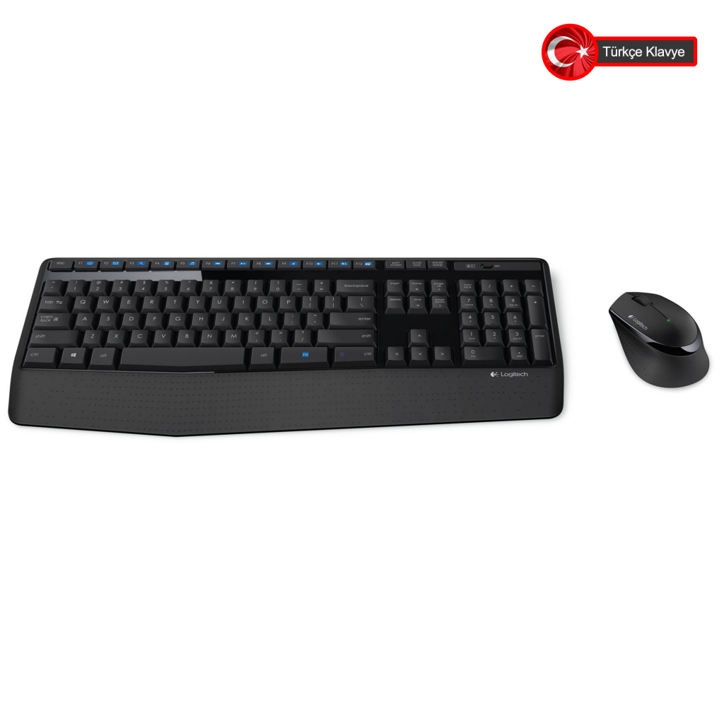 LOGITECH MK345 Q Türkçe Kablosuz Siyah Klavye+ Mouse - LOGITECH - görsel 4